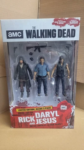 McFarlane Walking Dead TV- Limited Edition: Allies 3 Pack | Rick, Daryl & Jesus Cover