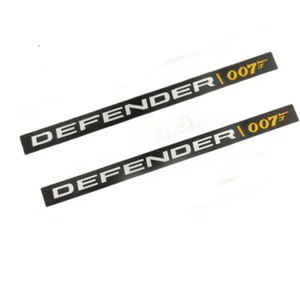 2Pcs DEFENDER 007 Nameplate Fender Side Door Rear Trunk Emblem Badge - Imagen 1 de 3