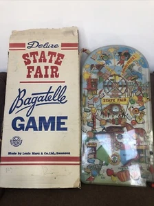 Bagatelle Marx Vintage State Fair Tisch Flipper Spiel Spielzeug 24" Arcade Flipper - Bild 1 von 22