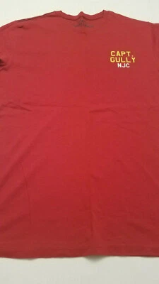 Camiseta Nautica CAPT GULLY NJC ROJA MEDIANA ALGODÓN THE TIPSY GULL ALASKA Foto 1 de 4