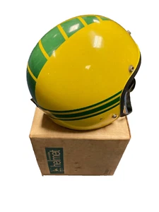 Vintage John Deere Snowmobile Helmet w/ Box Small/Medium - Picture 1 of 11