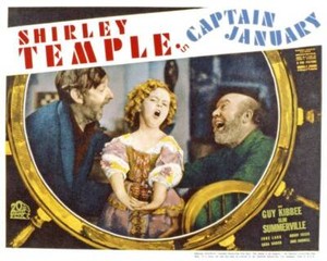 Captain January US lobby card Slim Summerville Shirley Temple 1936 OLD PHOTO