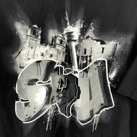 San Antonio Spurs Shirt Mens 3XL XXXL Black Alamo Tower of Americas All I Know Cover