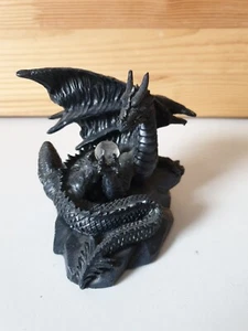 Dragon by MystiCalls - Black - 8cm high - 8 cm diameter - Plastic/resin - Bild 1 von 5