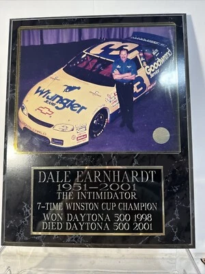 Placa 500 Dale Earnhardt #3 1951-2001 The intimidator 7 Winston, Daytona.Cpix Foto 1 de 4