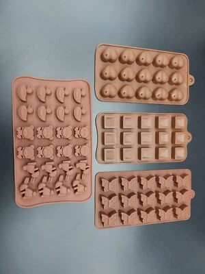 Silikon Backformen Pralinenform Backform Form Schokolade Pralinen Eiswürfel Back - Bild 1 von 4
