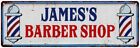 JAMES'S Barber Shop Hair Salon Personalized Metal Sign Retro 106180031233