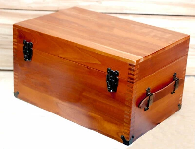 7-0032C Cedar Chest | Cedar Keepsake Box | Wooden Box | Aromatic Cedar Trunk - Image 1 of 4