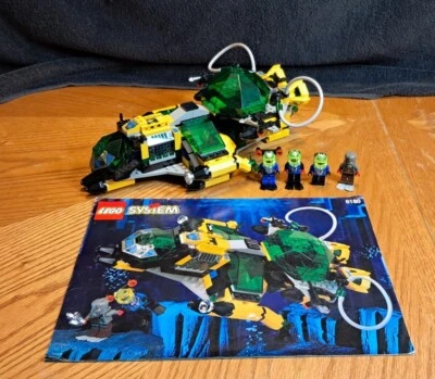 乐高 Aquazone Hydronauts Hydro Search Sub (6180) 100% 完整带说明 — 第 1/4 张图片