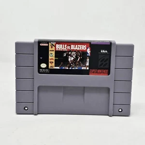 Bulls vs Blazers And The NBA Playoffs Super Nintendo Entertainment System SNES - Imagen 1 de 4