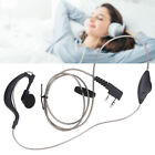2 Way Radio Headset 2Pin Flexible Black Cable Headset With PTT Button G Shap IDS
