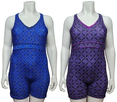 ACCLAIM Marseilles Ladies Classic Fit Boy Leg Swim Costume Pacific Print 2025 - Image 1 of 4