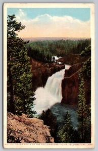 Postcard: Upper Falls, Yellowstone Lake, WY, Haynes Photo, No. 173, Unposted - Picture 1 of 2