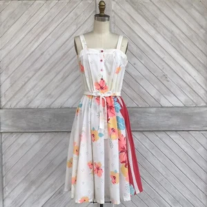 Vintage Hawaiian Sun Dress 70s/80s, Floral Pattern, Aloha, Hawaii, Another Goody - Picture 1 of 4