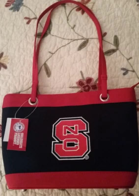 Bolso de Mano North Carolina State Wolfpack Bordado Logo NCS NUEVO  Foto 1 de 4