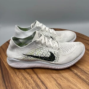 Scarpe Nike Free RN Flyknit da donna taglia 9 bianche sneakers da corsa comode da passeggio - Foto 1 di 8