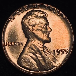1955 DOUBLE DIE LINCOLN WHEAT CENT "WICKED CRACKED SKULL" DDO #2 MEGA $$$$ - Bild 1 von 12