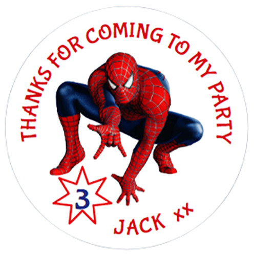 Pack 9 Etiquetas Cumpleaños Héroes Spiderman – Noviembre Dulce – Tu tienda  online de cosas bonitas