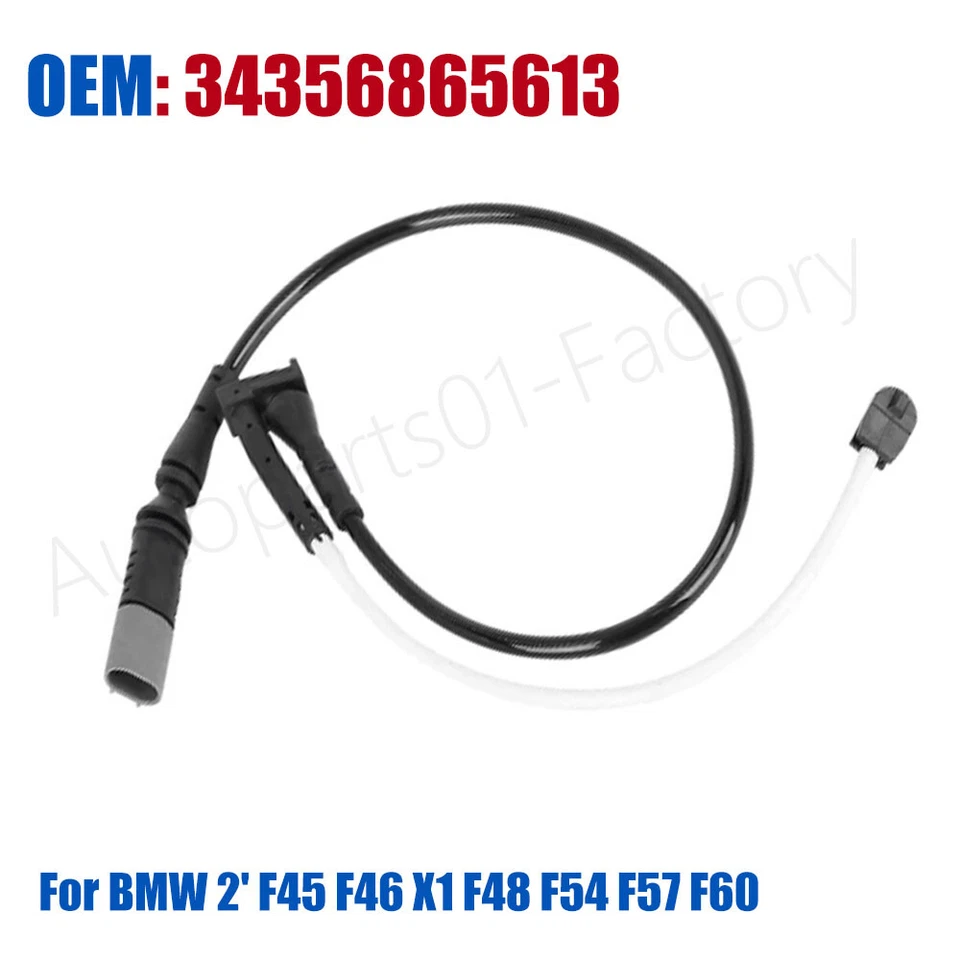 34356865613 Front Brake Pad Wear Sensor For BMW 2' F45 F46 X1 F48 F54 F57 F60 - Image 1 of 1
