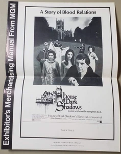 Libro de prensa original "HOUSE OF DARK SHADOWS" - Manual promocional de teatro - Imagen 1 de 7