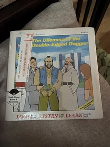 Vintage neu Mr.T. Das Dilemma des zweischneidigen Dolches Mitlesebuch & Schallplatte - Bild 1 von 2