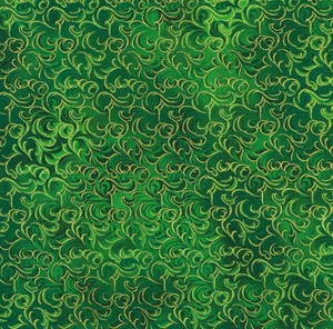 Evergreen Tonal, Gold Metallic Swirls, Fabric, Mixed Metallics, SRKDM23067224 - Picture 1 of 1