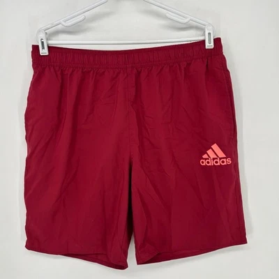 Bañador Adidas Para Hombre Extra Grande Rojo Malla Forrado Pantalones Cortos Logo Foto 1 de 4
