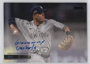 Topps Stadium Club 2021 automático lámina negra/25 Gio Urshela #SCBA-GU automático - Imagen 1 de 3