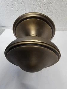 Messing Art Constable Mitteltürknauf 125 mm mit 130 mm Sockel XL - Neu kleiner Chip - Bild 1 von 10