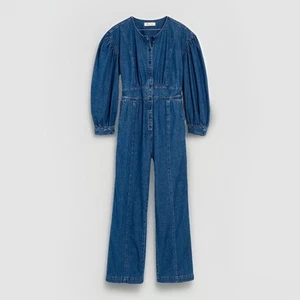 NUEVO $128 MSRP Madewell Mono Denim Pierna Recta Utilitario Monos Artísticos Talla 2 - Imagen 1 de 12