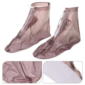 Waterproof Shoe Protector Covers Thickened Rain for Shoes Reusable - Picture 1 of 20