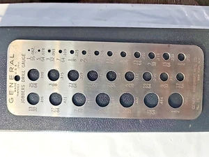 Antike Nr. 14 Jobbers Bohrlehre von General Hardware Co. Tannenbearbeitung, USA/NY - Bild 1 von 13