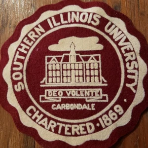 Southern Illinois University Carbondale Filz Patch Vintage - Bild 1 von 4