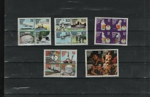 Barbuda Spezial Events 1977 herrliche Motiv 4 Blocks Weltraum Sport u.a - Picture 1 of 1