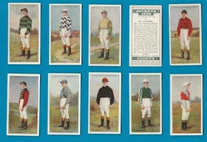 Tobacco cigarette cards Horse racing, Jockeys 1930 set - Picture 1 of 5