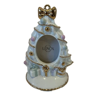 Lenox Weihnachtsbaum Bilderrahmen 5" 2001 Goldrand - Bild 1 von 4