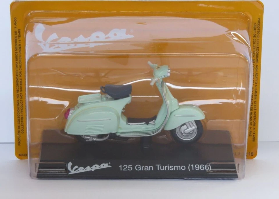 VESPA 125 GRAN TURISMO (1966) - 1:18 - SIN ABRIR - COLECCIÓN SCOOTER EX MAG Foto 1 de 1