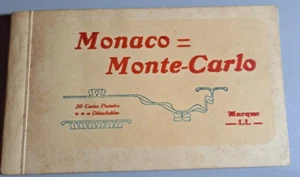 Postcard Monaco = Monte-Carlo 20 Cartes Postales Detachable Lewy & Neurdein - Picture 1 of 24