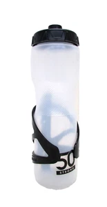 50 STRONG 28oz BIKE WATER BOTTLE AND HOLDER - Picture 1 of 2