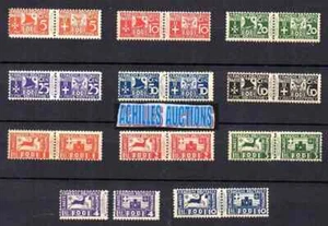 Greece. Dodecanese 1934, Parcel Post Issue, 11 sets of 2 stamps. - Picture 1 of 11