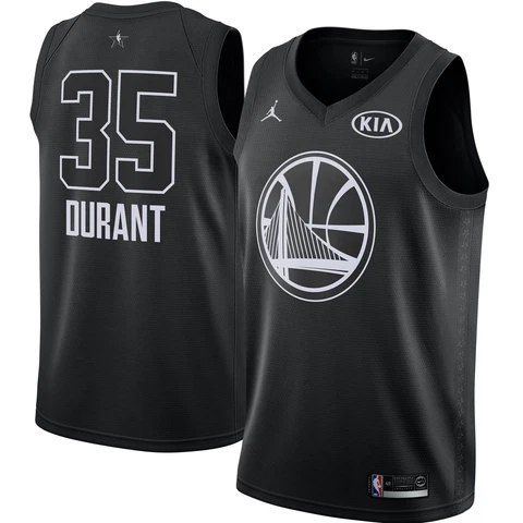 [9Z2B7BY3P-DURANT] Youth Air Jordan GS Warriors "2018 Allstar" Swingman Jersey Cover