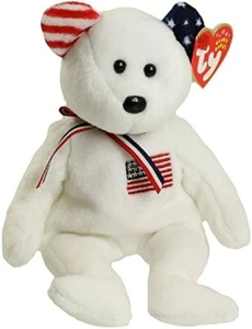 NEW Ty Beanie Babies America 2002 retired white - Picture 1 of 1