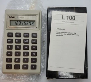 Vintage Royal L 100 Calculator  - Picture 1 of 3