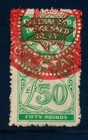 Australia - 1939 Queensland Revenue, £50 Impressed Duty stamp, BF268