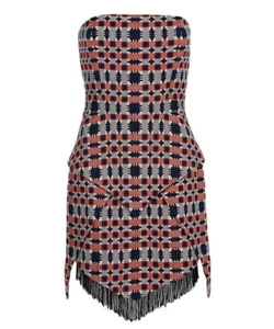 SASS & BIDE size 6 (US 2) - "Field of Dreams" Strapless Fringe Dress - RRP $524 - Picture 1 of 15