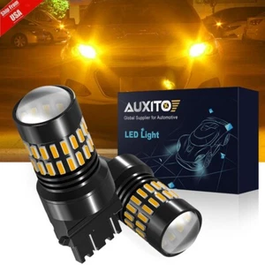 3157 3156 Amber Front Turn Signal Light 48-LED Bulbs For Toyota Tacoma 2001-2015 - Picture 1 of 21