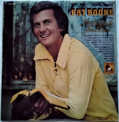 PAT BOONE & THE FIRST NASHVILLE JESUS BAND -BORN AGAIN -VERY GOOD PLUS 33 rpm LP Foto 1 de 4
