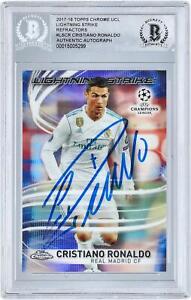 Autographed Cristiano Ronaldo Real Madrid C.F. Card