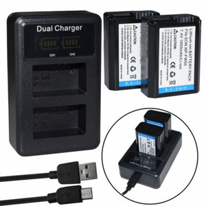 2X LP-E6 LPE6 Battery + charger for Canon LP-E6N EOS 7D Mark II,5D IV,90D, 80D