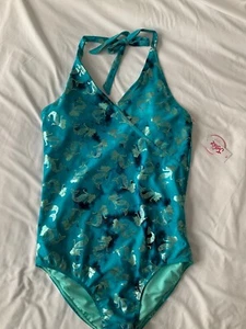 NEW Justice Mermaid One-piece Swimsuit Girl's size 10 NWT - Picture 1 of 6